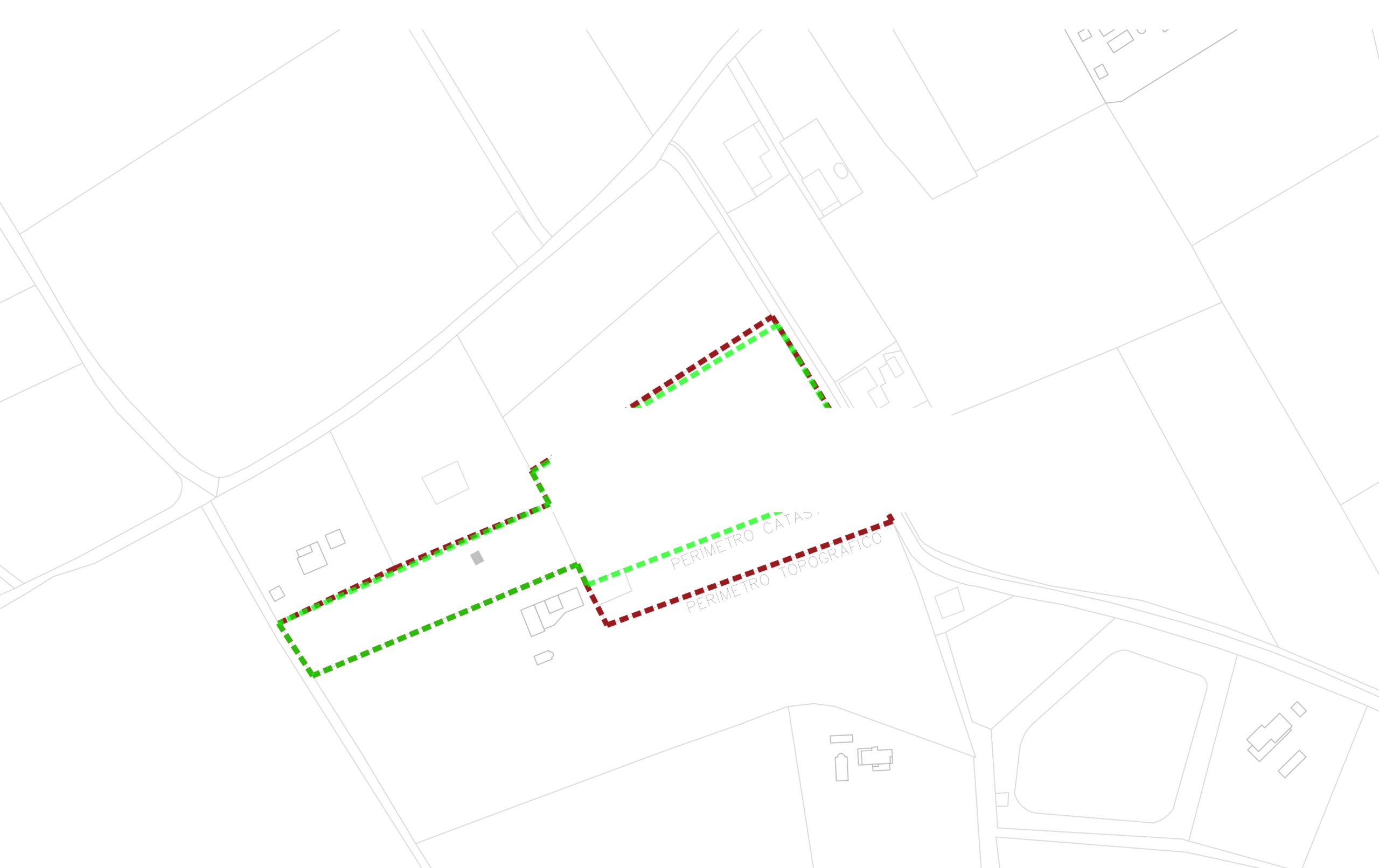 Site and land parcel plan of The Catral Villa project in Catral, Alicante.